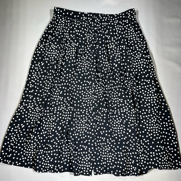 Talbots Dresses & Skirts - NWT  Talbots Women's Midi Polka Dot Lined Skirt With Botton Detail Size‎ 10P